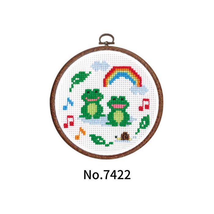 楽天市場】刺繍キット かんたんクロス・ステッチ わくわくステッチ