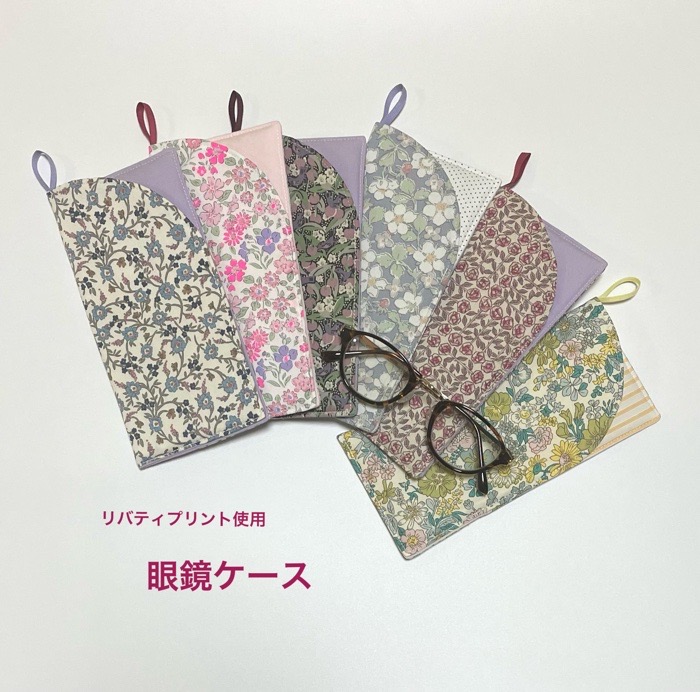 楽天市場】【しあわせのたね＊くろいぬ】ハンドメイド リバティ めがね