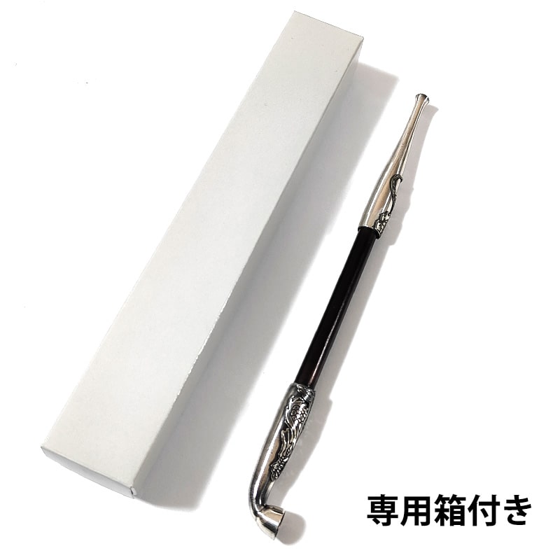 楽天市場】浅草煙管昇り龍七寸 喫煙具 きせる TSUGE 銀色鍍金仕上げ