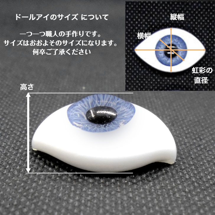 楽天市場】英国ドールアイ・オーバル Type24 5色展開 グラスアイ