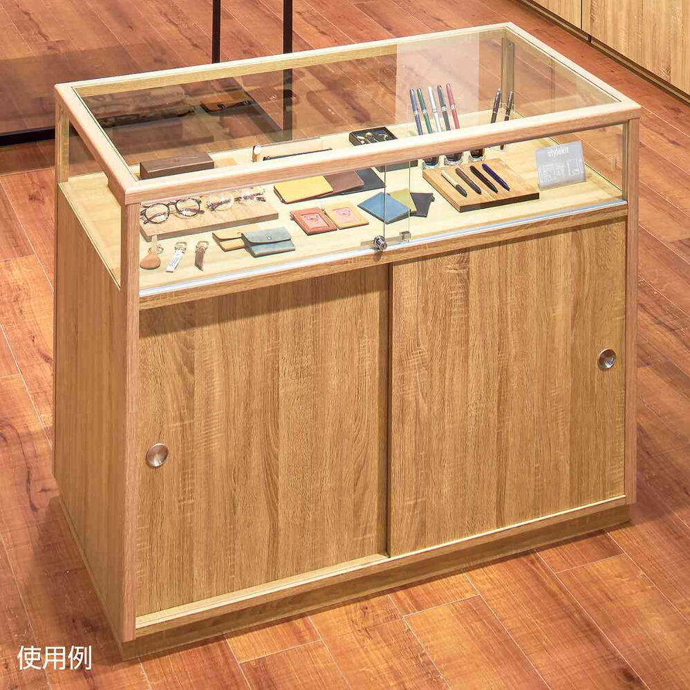 楽天市場】ガラス ショーケース 木製（横幅（cm）120 ～ 129.9）の通販