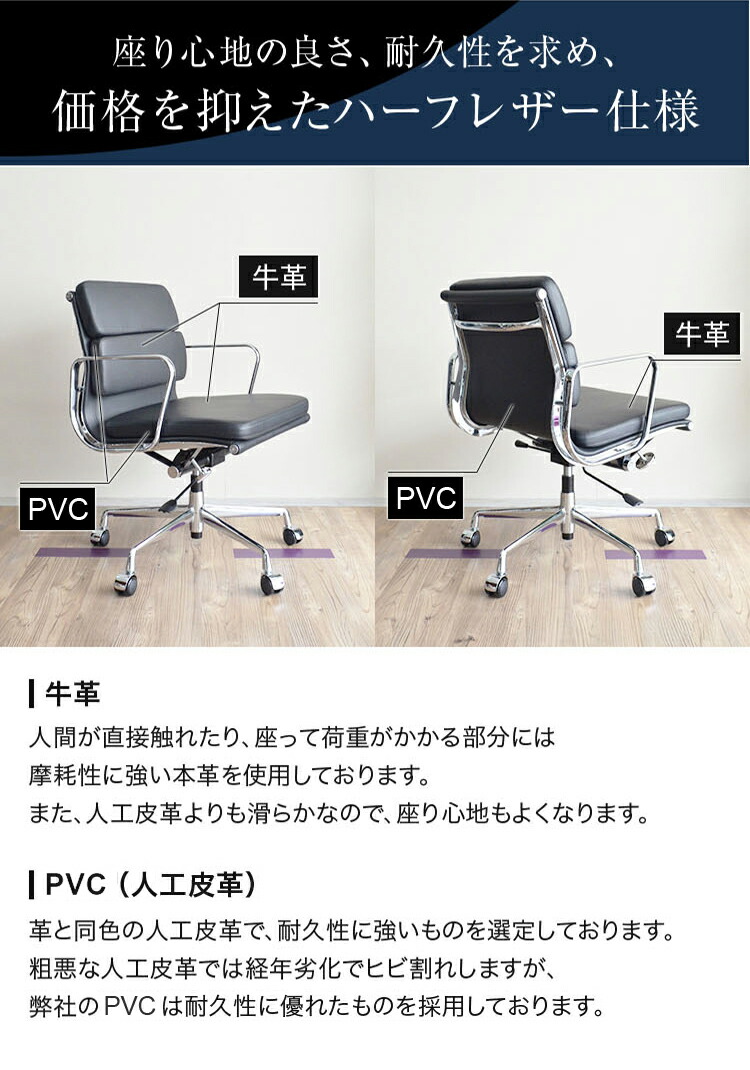 楽天市場】【1年保証】国内在庫 アルミナム チェア イームズ リ