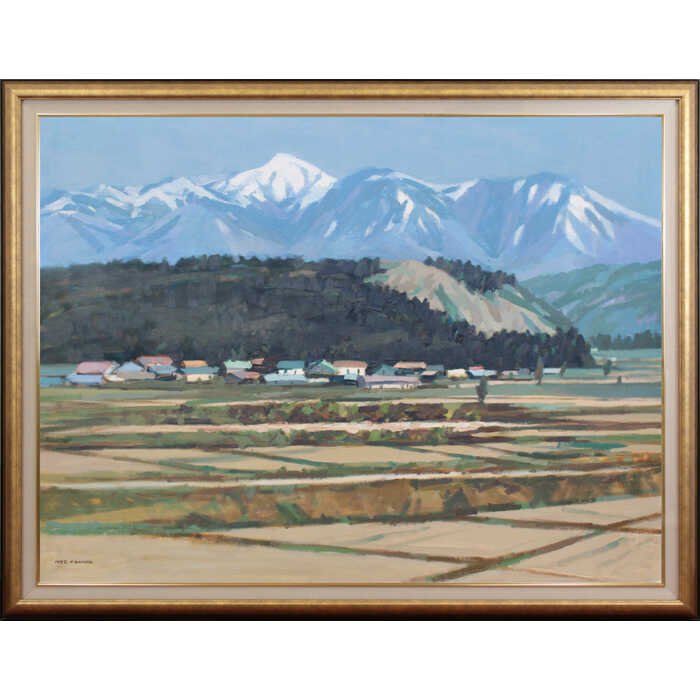 楽天市場】大きいサイズ 大きい絵 著名画家の一点物 絵画 萬谷藤男