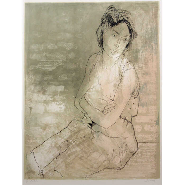 楽天市場】絵画 ジャン・ジャンセン リトグラフ 版画 『憂鬱』 人物