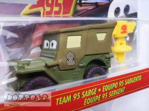 楽天市場】◎ディズニーカーズ ミニカー/マテル製 TEAM95のサージ