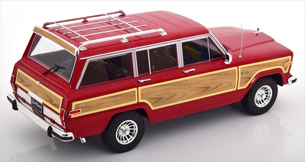 楽天市場】ミニカー 1/18 1989 ジープ・グランド ワゴニア 赤色 KKS
