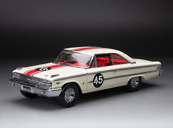 楽天市場】ミニカー 1/18 1963 フォード ギャラクシー 500XL ＃45