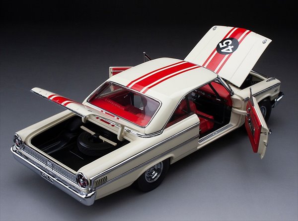 楽天市場】ミニカー 1/18 1963 フォード ギャラクシー 500XL ＃45