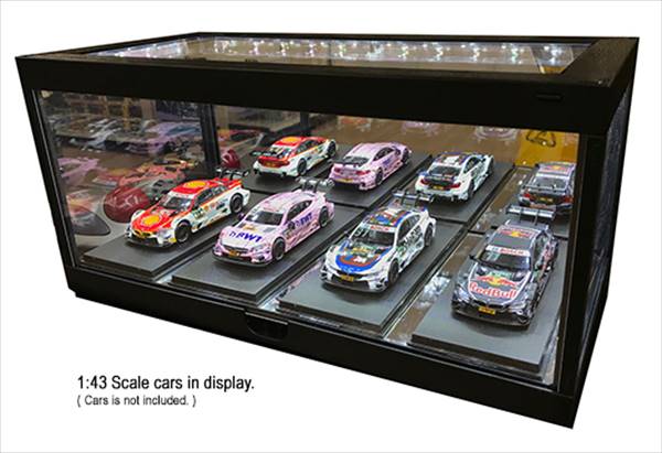 楽天市場】明るい！LEDライト付♪ 1/18用 コレクションケース アクリル