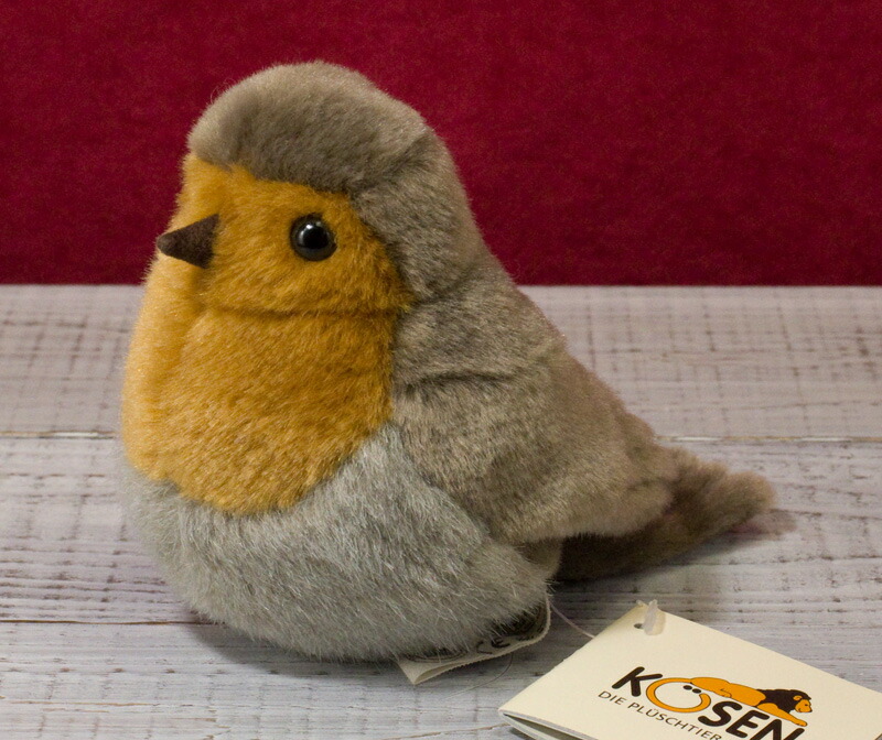 楽天市場】ケーセン ぬいぐるみ Kosen コマドリ 17cm Robin 【 鳥 とり