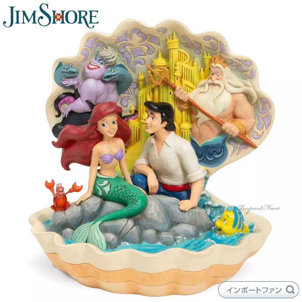 楽天市場】ジムショア リトルマーメイド シーシェル アリエル フランダ