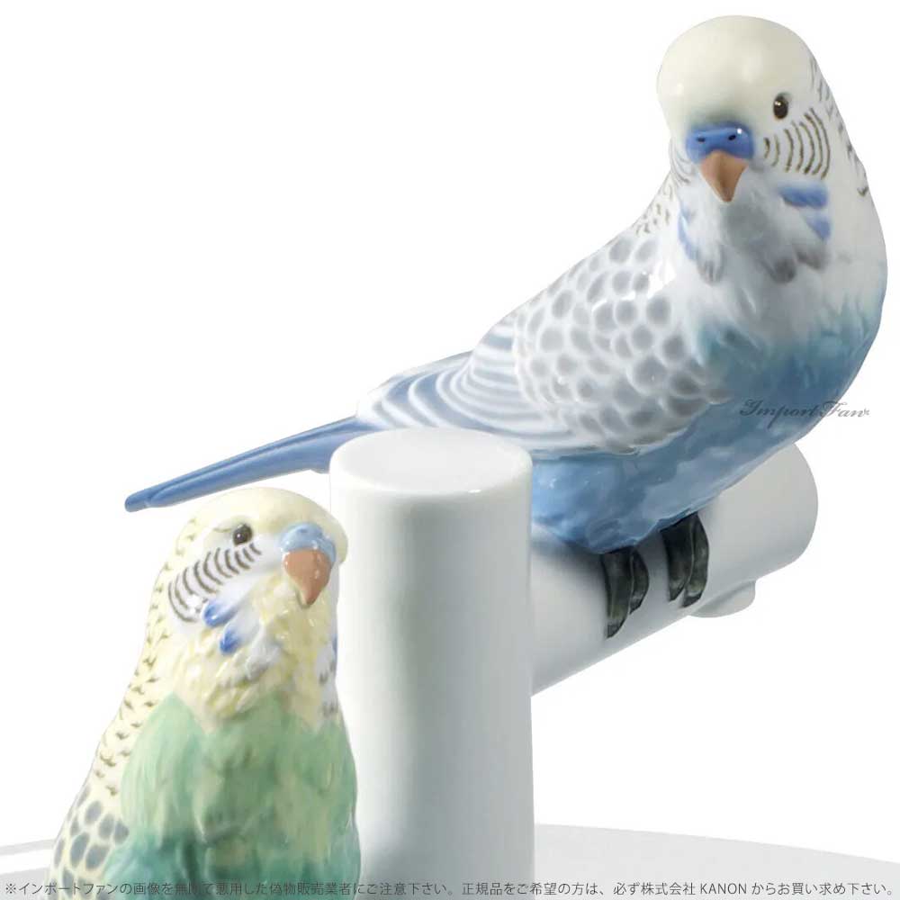 楽天市場】リヤドロ 楽しくおしゃべり トレー 皿 インコ 鳥 置物