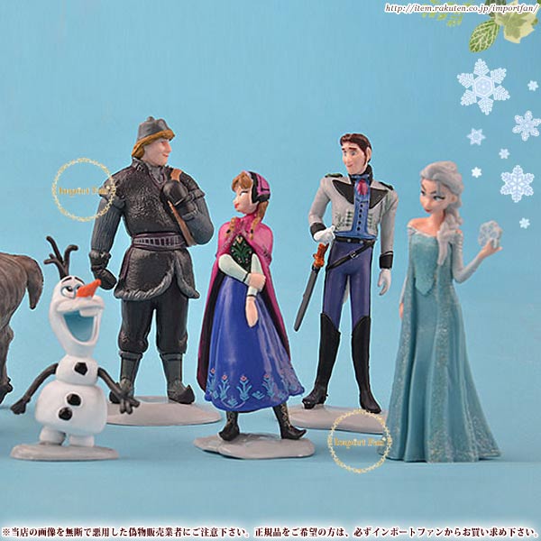 楽天市場】ディズニーストア アナと雪の女王 フィギュア プレイセット