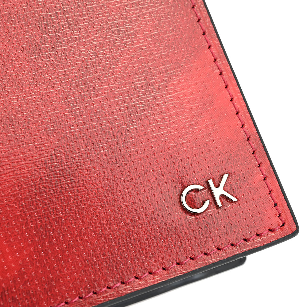 楽天市場】カルバンクライン 財布 二つ折り財布 赤(レッド) CK CALVIN