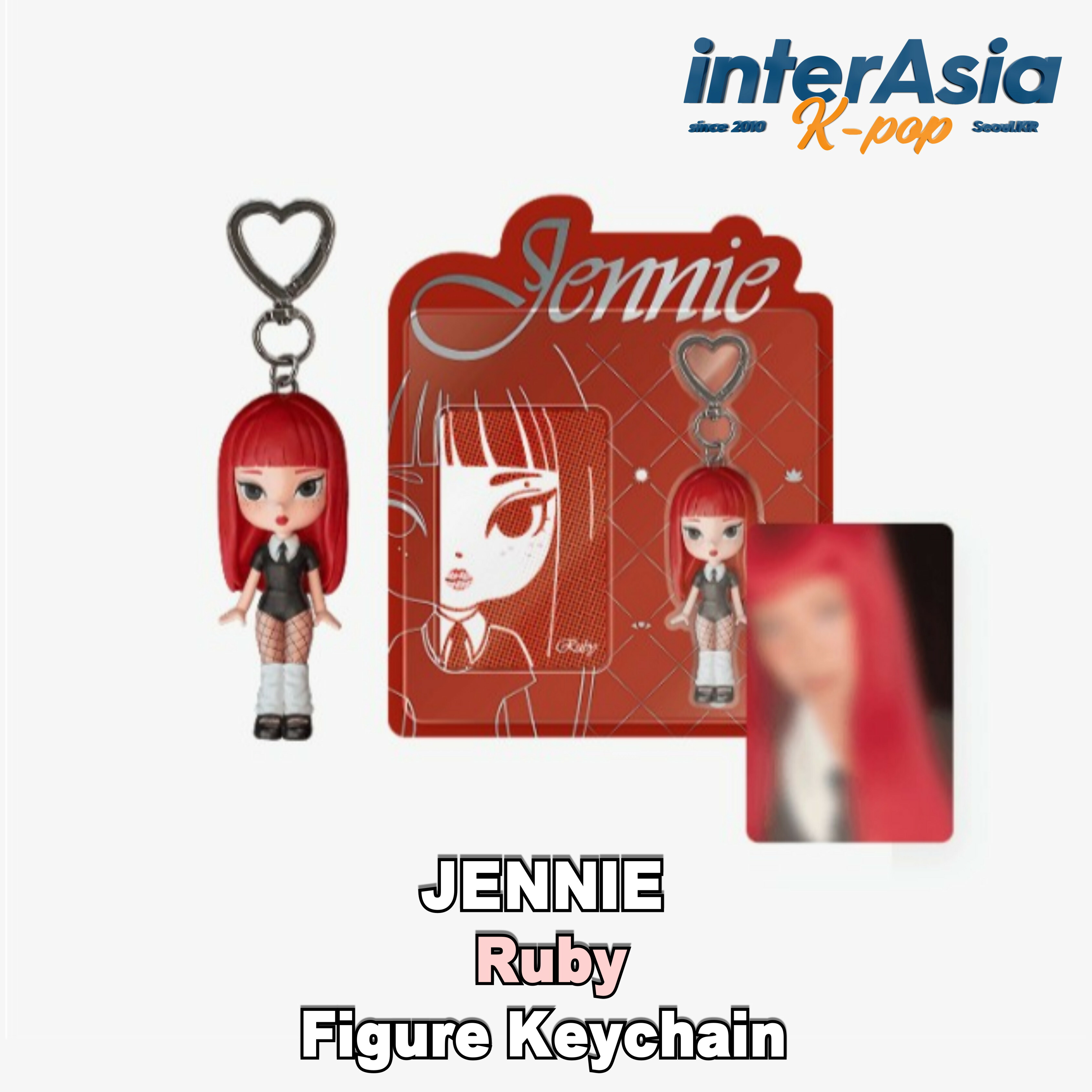 楽天市場】☆Weverse特典☆ JENNIE - 【Ruby】 Figure Keychain ジェニ