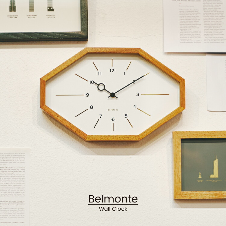 楽天市場】【インターフォルム公式】 掛け時計 ベルモンテ Belmonte