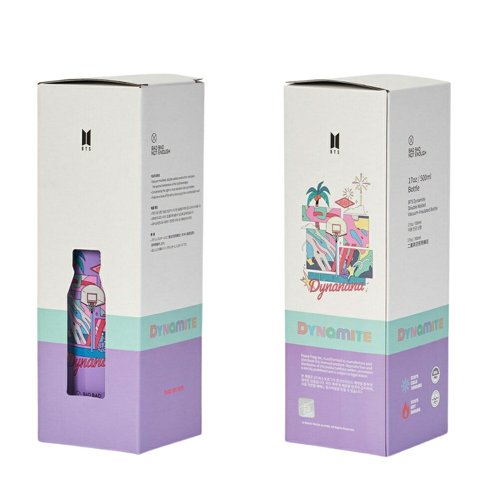 楽天市場】BTS×BBNE Dynamite ボトル 水筒 500ml BTS-DB BTS Dynamite