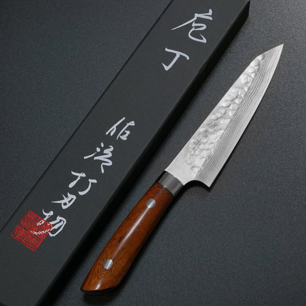 楽天市場】【楽天1位】包丁 ペティナイフ 135mm 佐治打刃物 槌目 SRS13