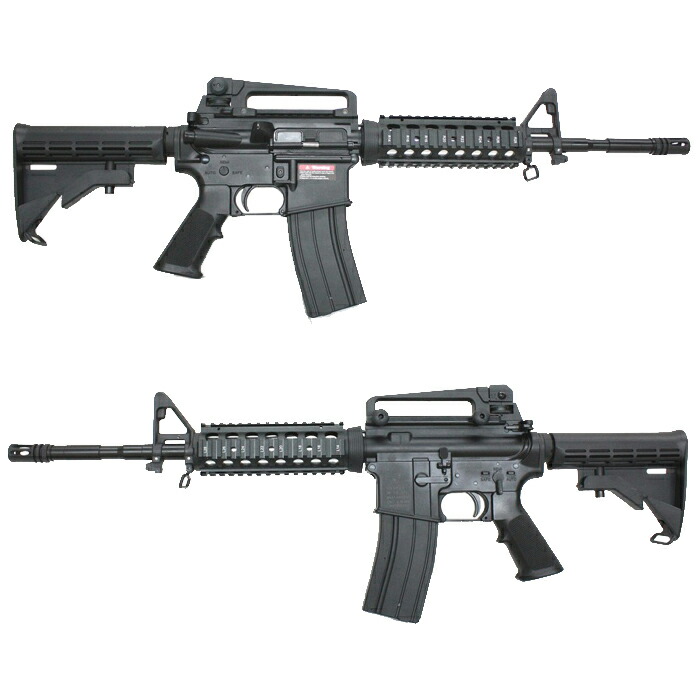 楽天市場】S&T M4A1 RIS ガスブローバック スポーツライン BK : スカイ