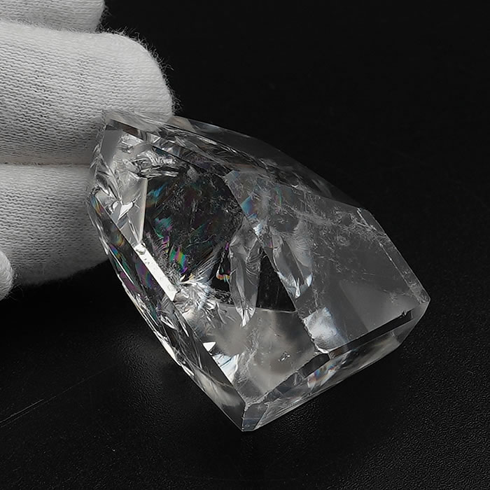 楽天市場】【一点物】【高品質】【高透明度】レインボー水晶 アイリス