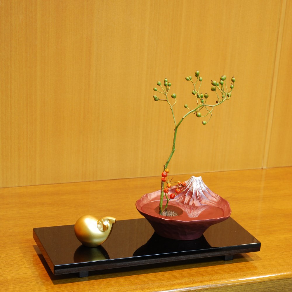 楽天市場】【メーカー直送品】陶器 花器 逆さ富士 富士山 さかさ富士