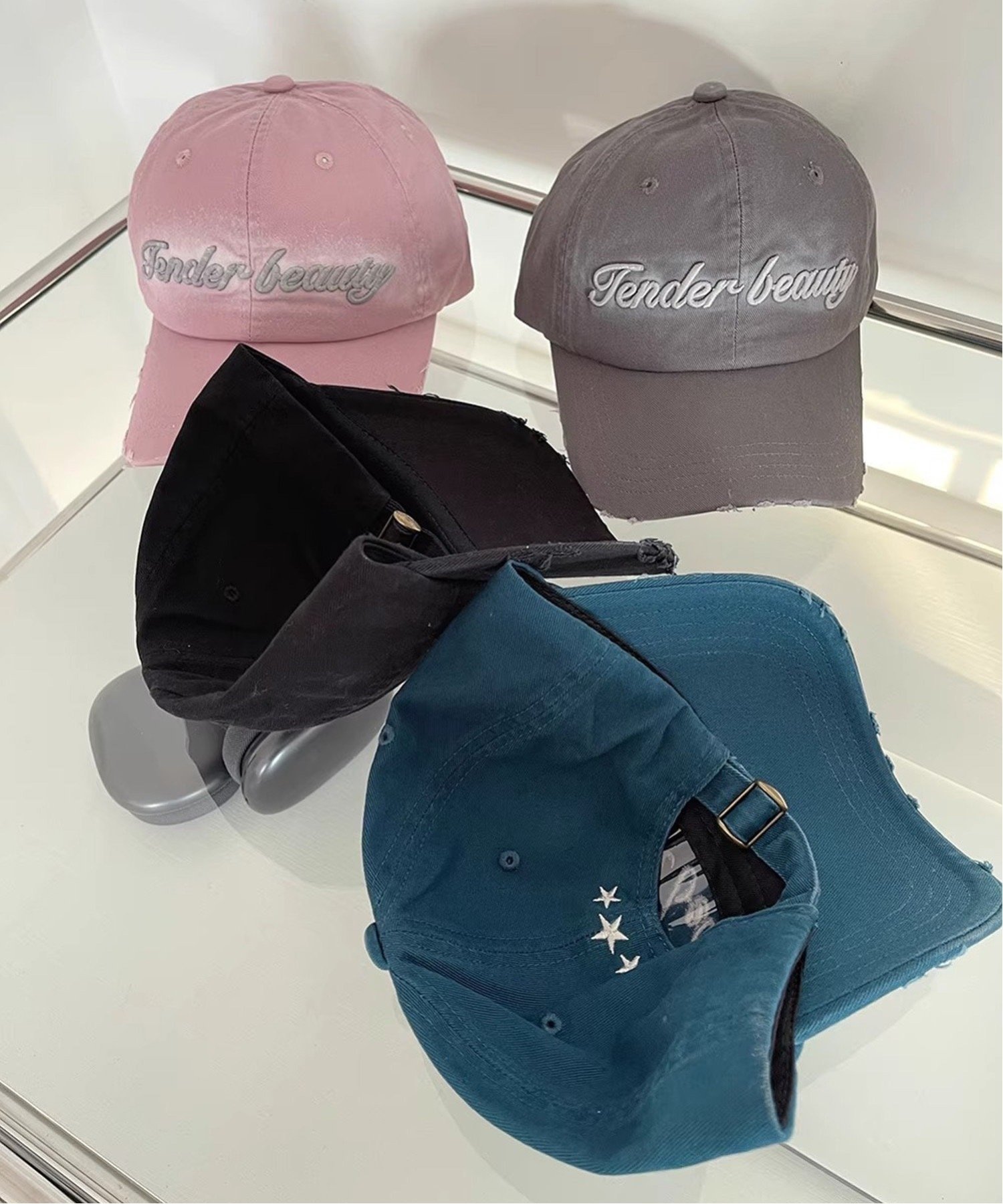 CERCA｜MEMECLE/(W)Y2K 迷彩 ストリートダメージキャップ | Rakuten