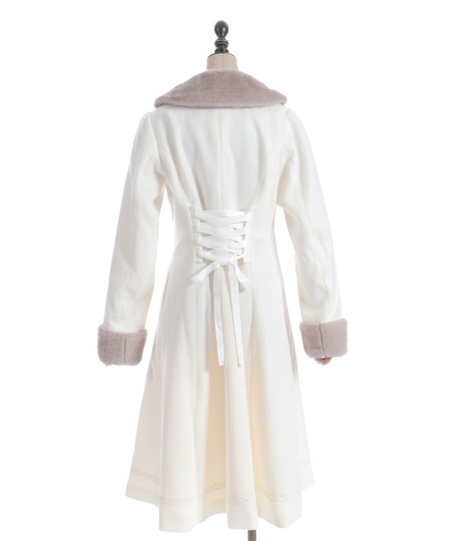 axes femme｜ファーティペ付ロングコート | Rakuten Fashion(楽天