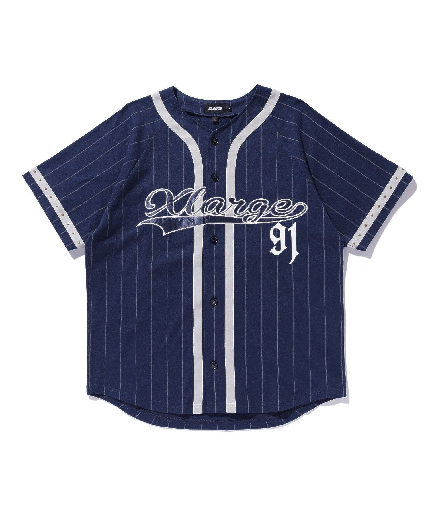 XLARGE｜STUDDED BASEBALL JERSEY | Rakuten Fashion(楽天ファッション