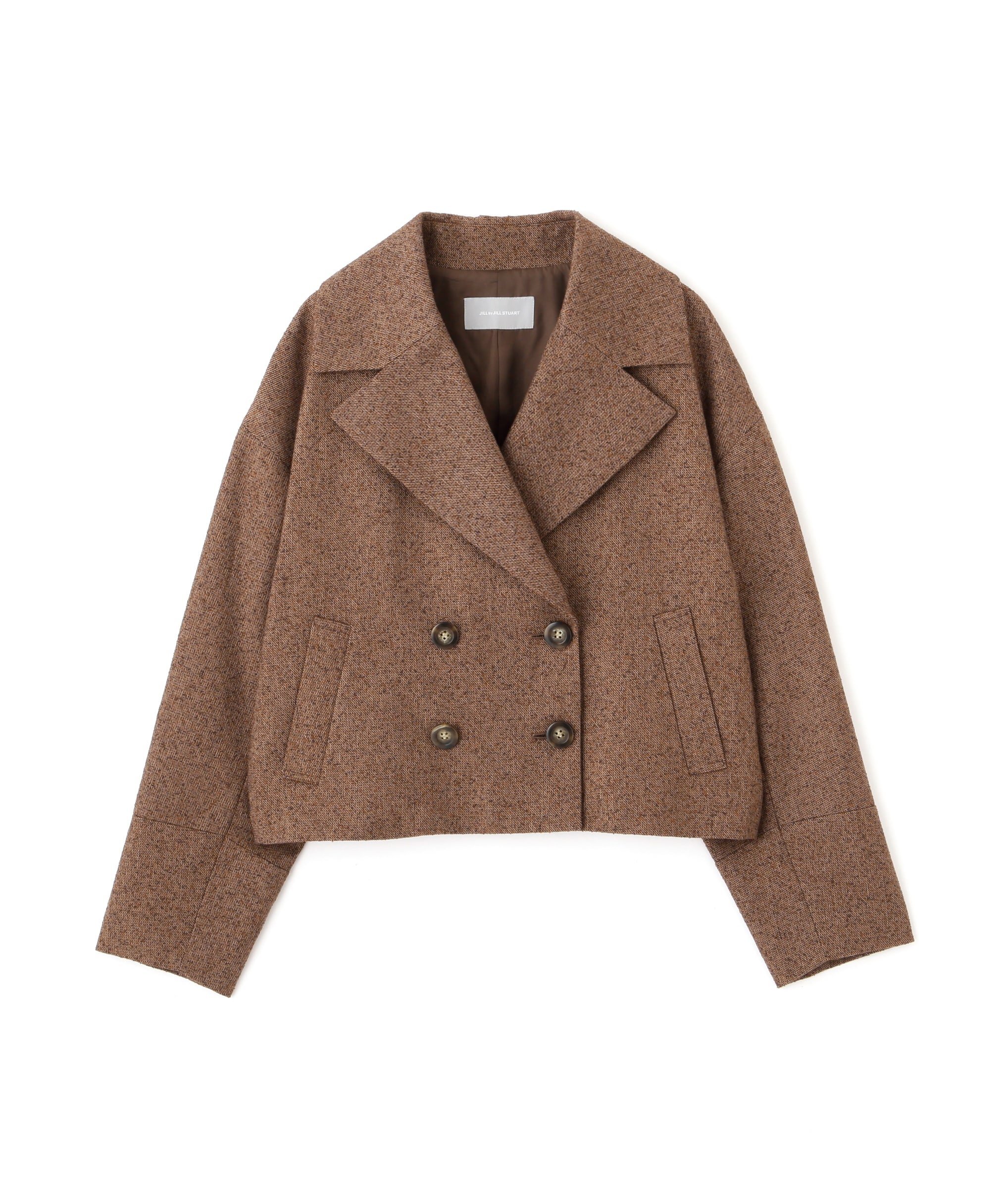 JILL by JILL STUART｜ネップツイードビッグカラージャケット