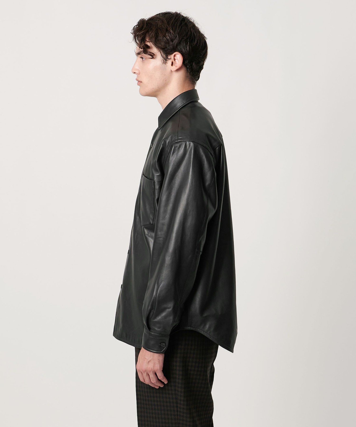 UNITED ARROWS｜シープレザー オーバーシャツ | Rakuten Fashion(楽天