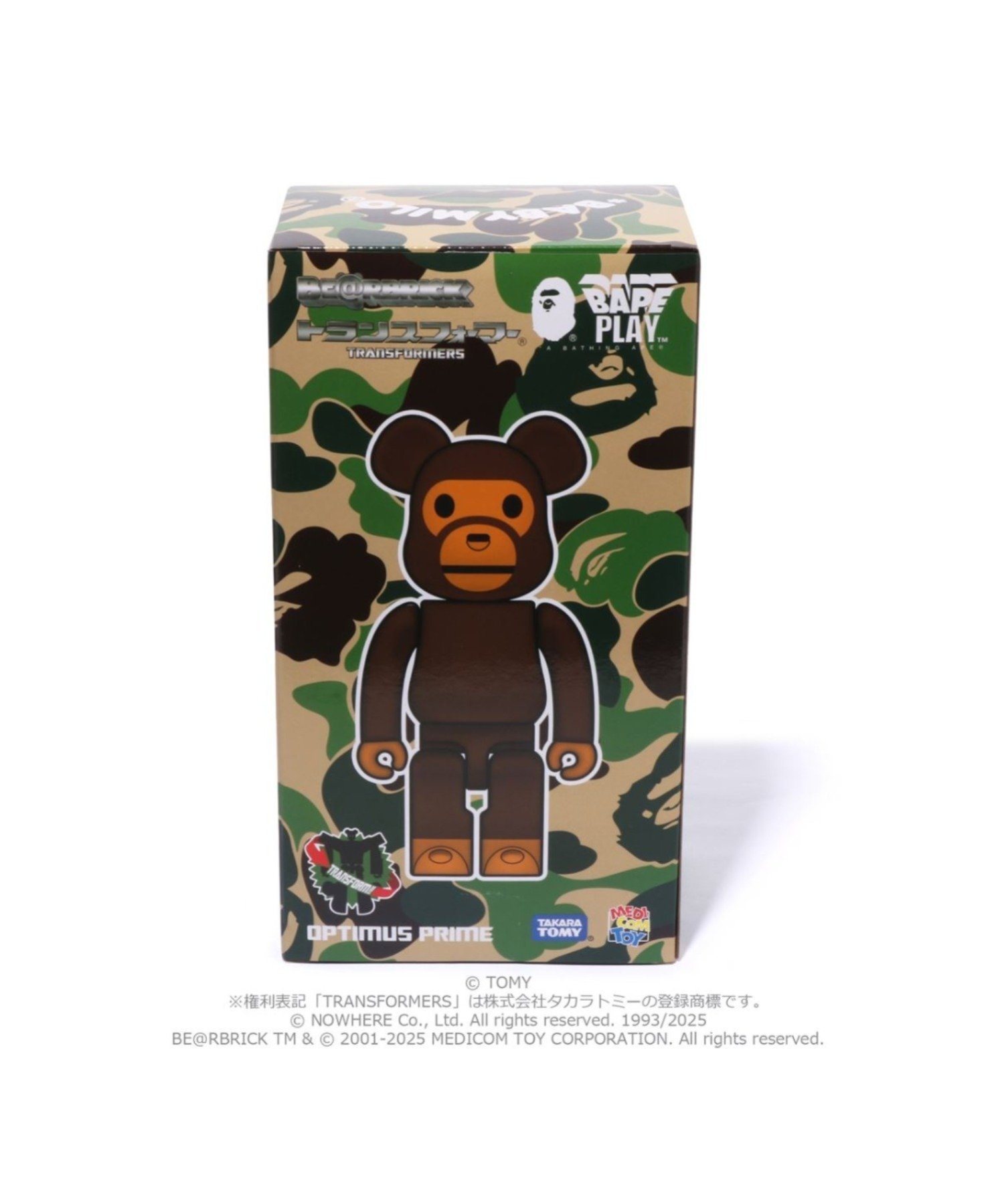 A BATHING APE｜BAPE X TRANSFORMERS X BE@RBRICK - BABY MILO CONVOY