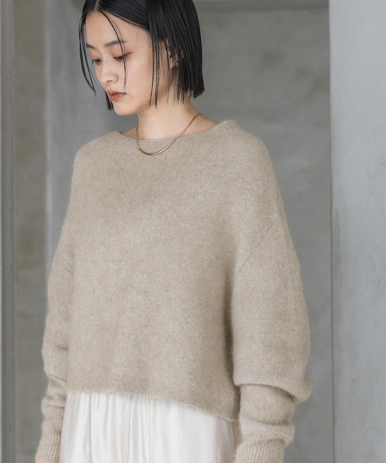 A part by｜CNラクーンコンボートネックプルオーバーニット | Rakuten