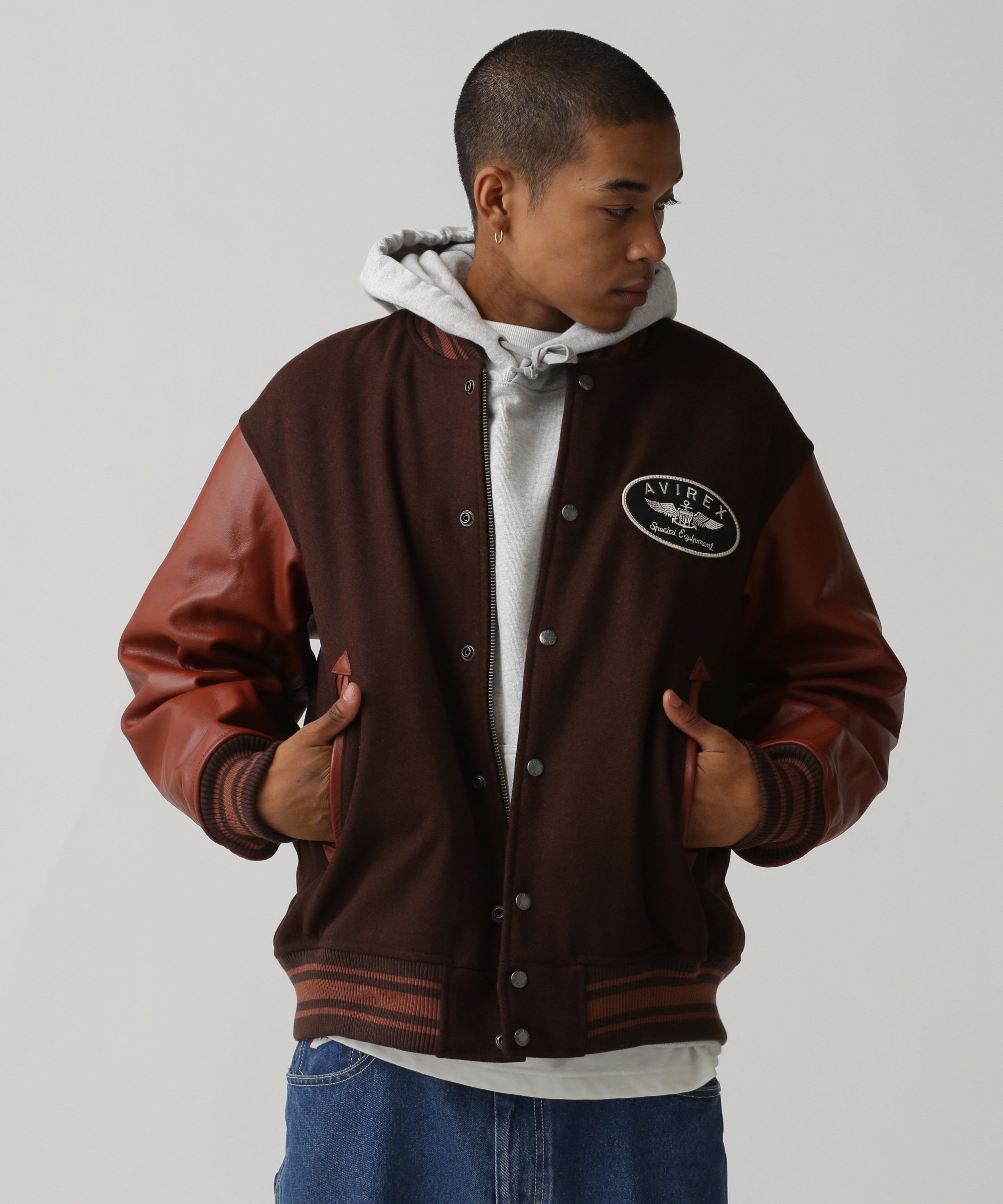 AVIREX｜SUGNATUR VARSITY JACKET / シグネチャー バーシティ
