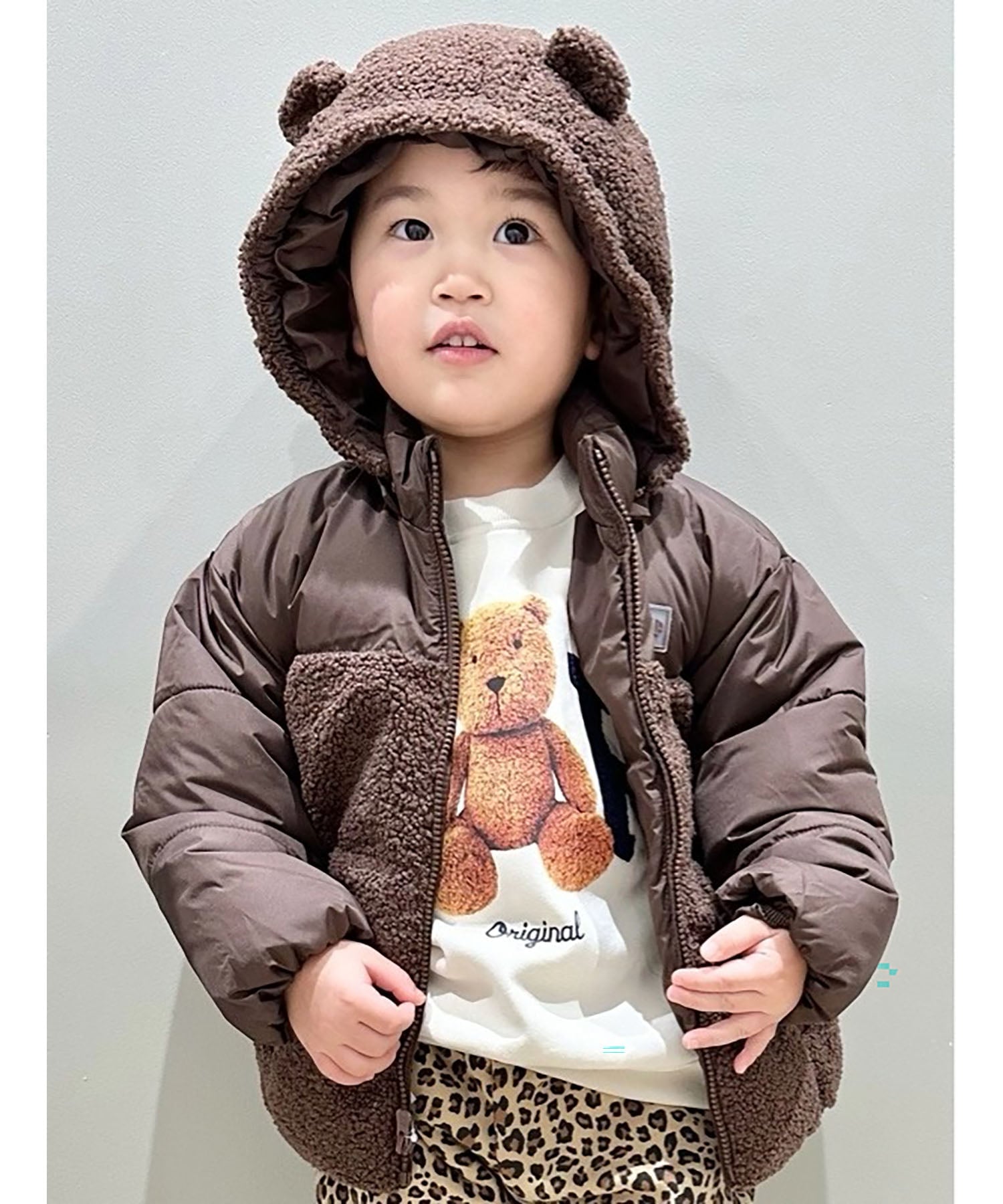 GAP｜(K)リサイクル ボア くまさん パファージャケット (幼児・ベビー