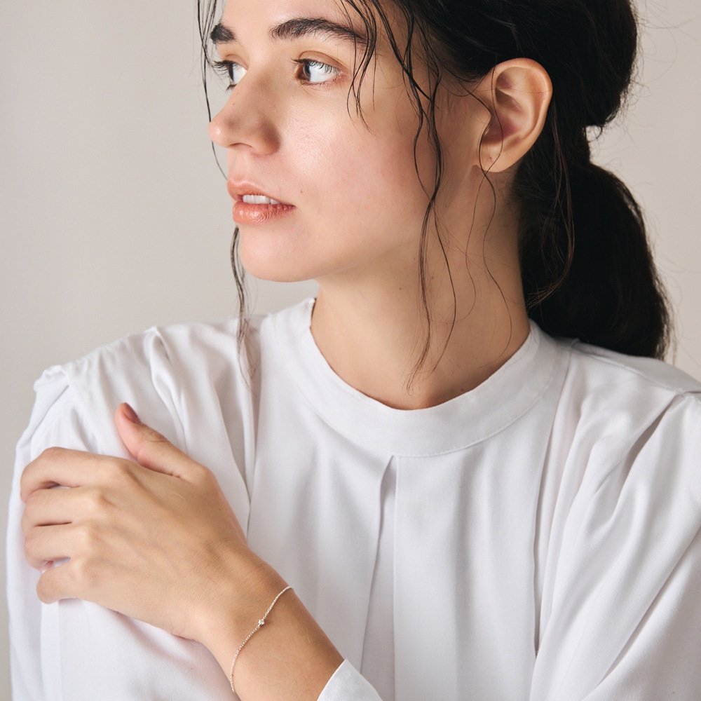 agete｜シルバーダイヤモンドブレスレット(0.03 ct) | Rakuten Fashion