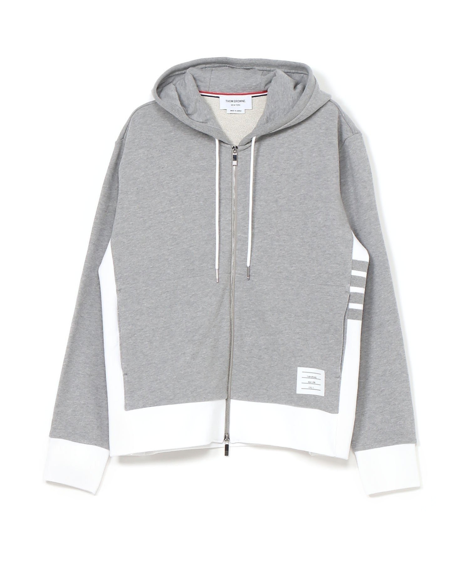 Thom Browneトム・ブラウンフード付き ジップアップパーカー ネイビール THOM BROWNE＜トム ブラウン＞ ジップアップパーカー（2244141）｜THOM