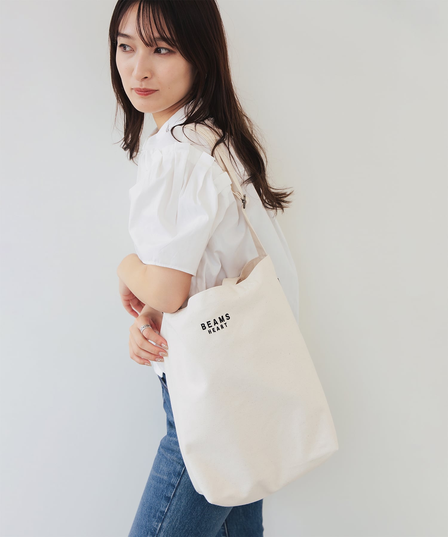 BEAMS HEART｜BEAMS HEART / キャンバス 2WAY トートバッグ | Rakuten