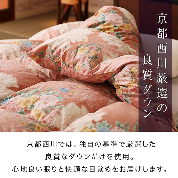 楽天市場】羽毛布団 西川 ダブル ダブルロング ダウン85％ 国産 日本製