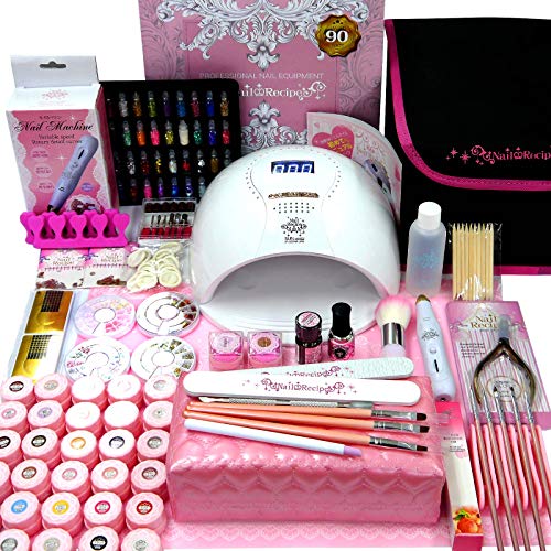 楽天市場】色：プロ仕様90Wライトセット NailRecipe ジェルネイル