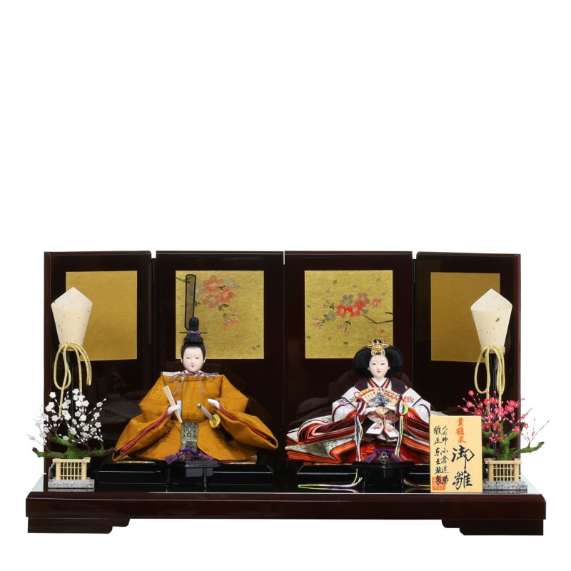 楽天市場】送料無料東玉作 雛人形 親王飾り 木製平台飾り 【慶祥