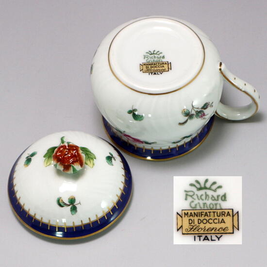 楽天市場】リチャードジノリ Richard Ginori プリンセスローズ 蓋つき