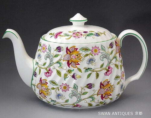 楽天市場】ミントン Minton 英国製ハドンホール グリーン ティーポット