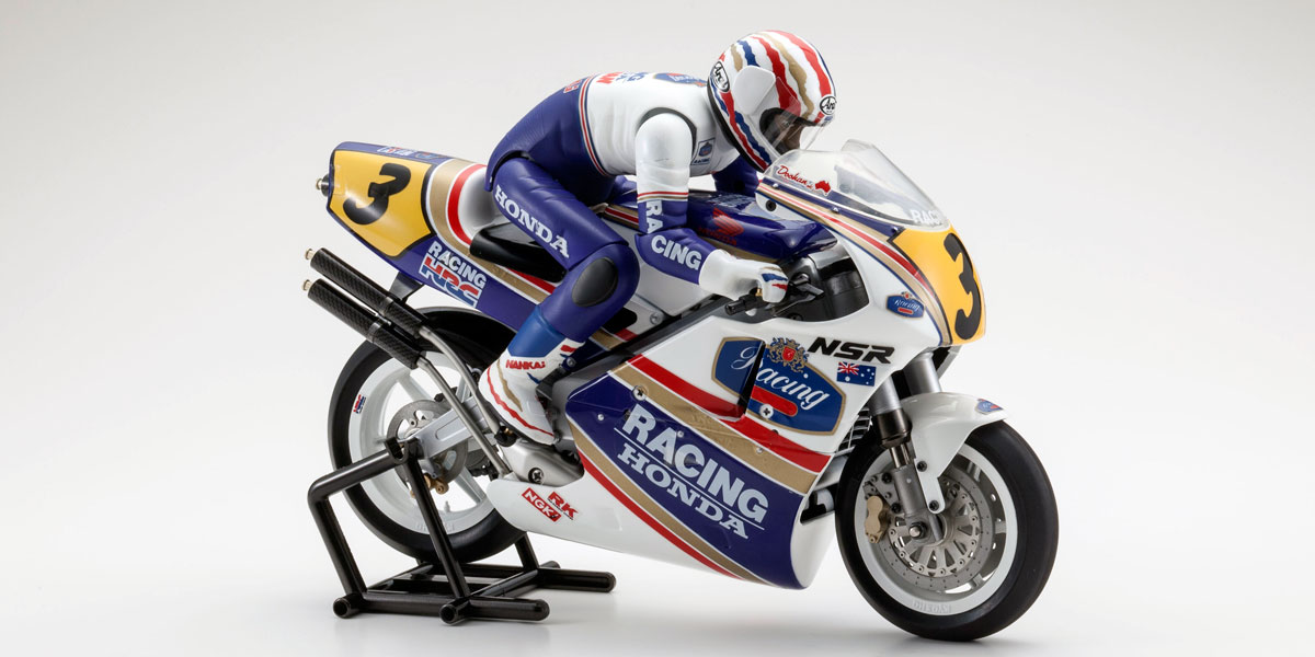 楽天市場】京商 1/8 EP ハングオンレーサー Honda NSR500 1991 キット