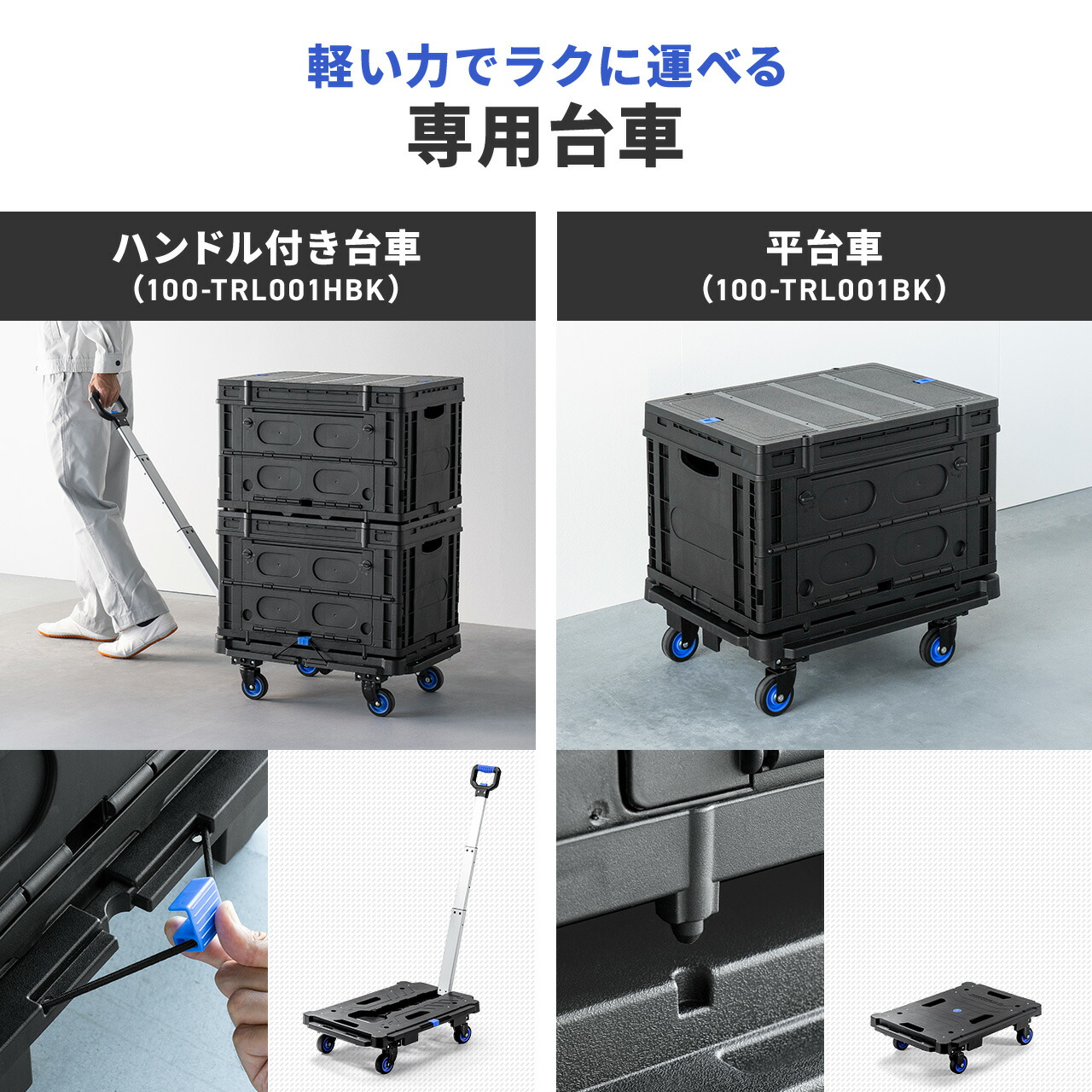 楽天市場】折りたたみコンテナ オリコン 横から出せる 横開き 容量65L