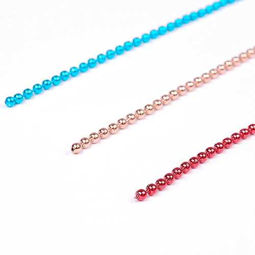 楽天市場】Good-L カラーボールチェーン 【 直径2mm 長さ15cm