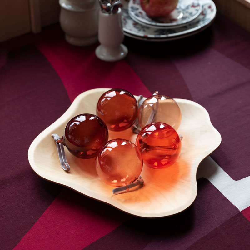 楽天市場】イッタラ / オーナメントボール 5個セット レッド [iittala
