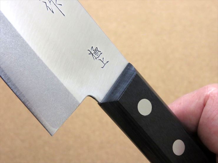 楽天市場】関の刃物 三徳包丁 17cm (170mm) 和忠作 鋼割込 芯材 白紙2