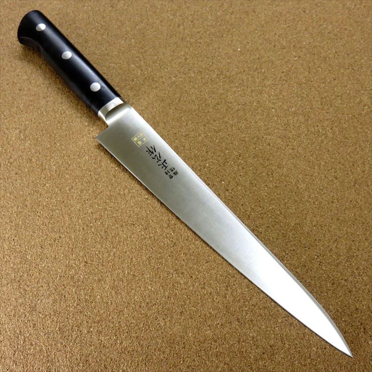 楽天市場】関の刃物 筋引き包丁 24cm (240mm) 正広 本焼 MV鋼 MBS-26