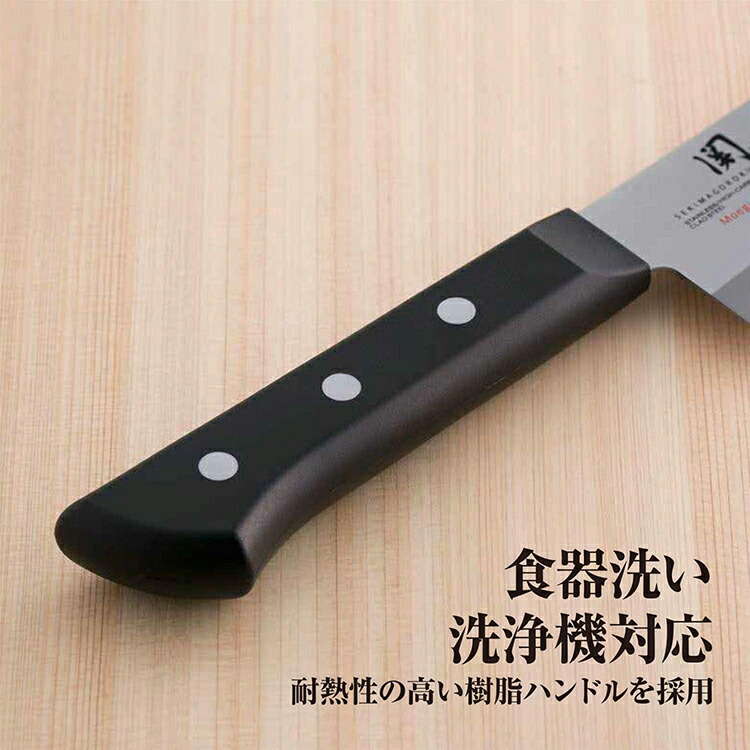 楽天市場】貝印 関孫六 萌黄 三徳165mm＆ピーラーセット (シートまな板