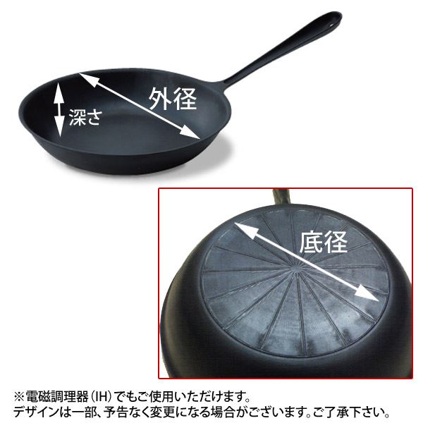 楽天市場】【正規品】送料無料 魔法のフライパン 26cm 錦見鋳造 食材の
